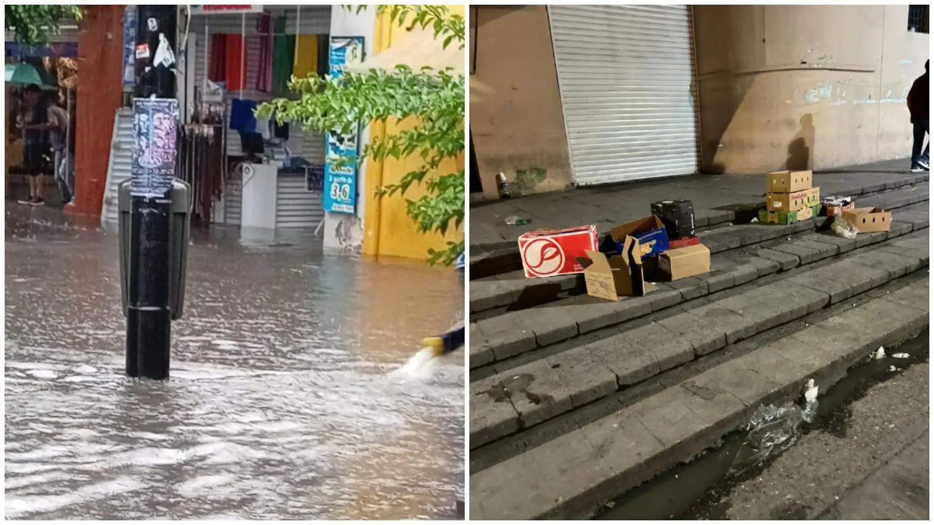 lluvias en mercados